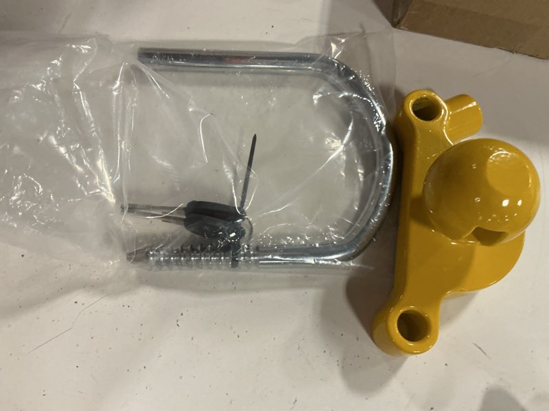 Condition photo showing New/Like New for coupler lock trailer boat rv hitch theft protection