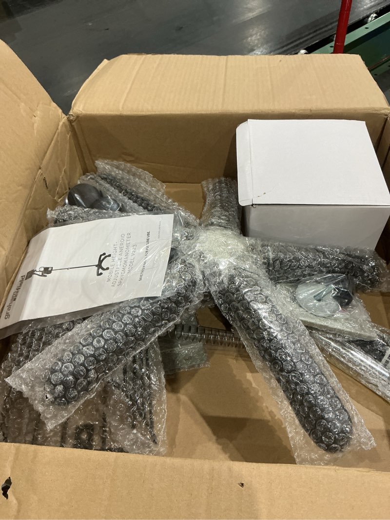 Condition photo showing Good Condition for graham-field mobile blood pressure monitor with rolling stand, adult large bp cuff, height-adjustable latex-free cuff bladder