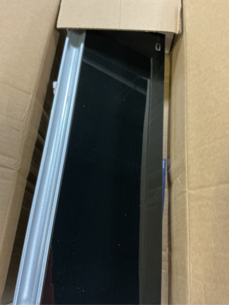 Condition photo showing Good Condition for quartet glass dry erase white board, desktop computer pad for notetaking, 18" x 6" whiteboard, clean erase surface with storage, 1 dry erase marker, black surface (gdp18b) black pad