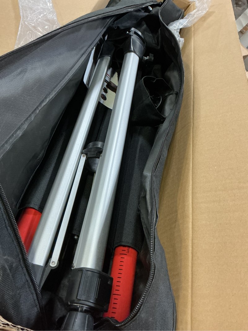 Condition photo showing Good Condition for Telescoping Pole, Telescoping Laser Level Support Pole with Tripod and Mount for Lasers Level of Rotary and Line Lasers SP2 With Tripod