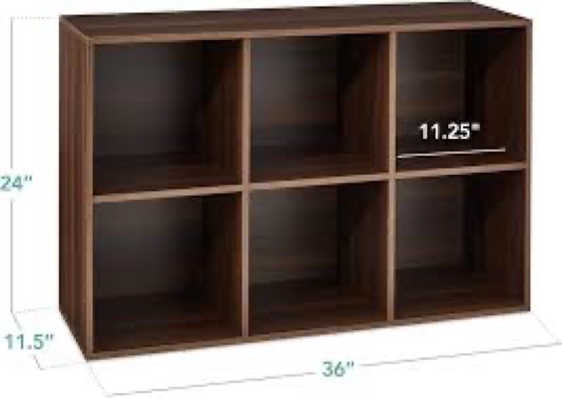 Best Choice Products 6-Cube Storage Organizer, 11in Shelf