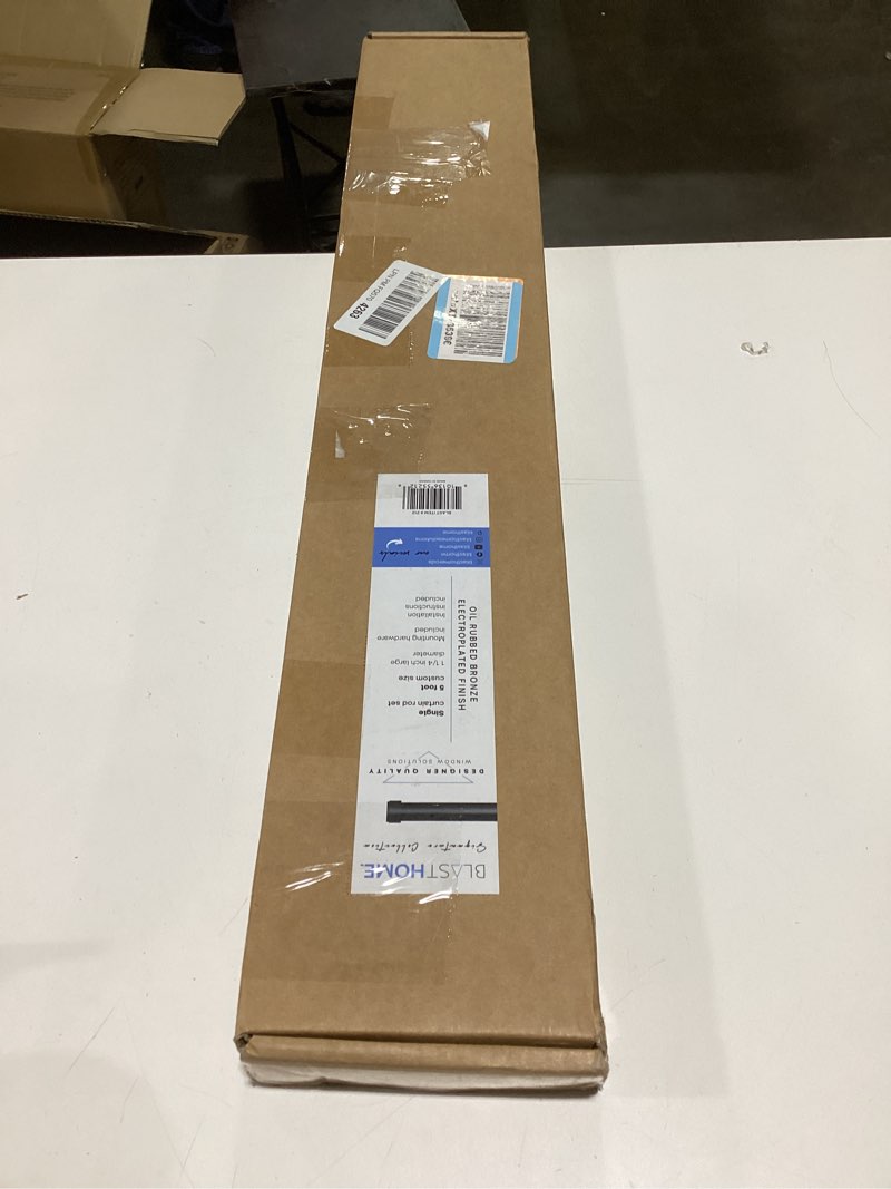 Condition photo showing Good Condition for BlastHome® Non-Adjustable Luxury Curtain Rods for Windows, 1 ¼” Rod Set, 5 foot Fixed Length (Two Ro