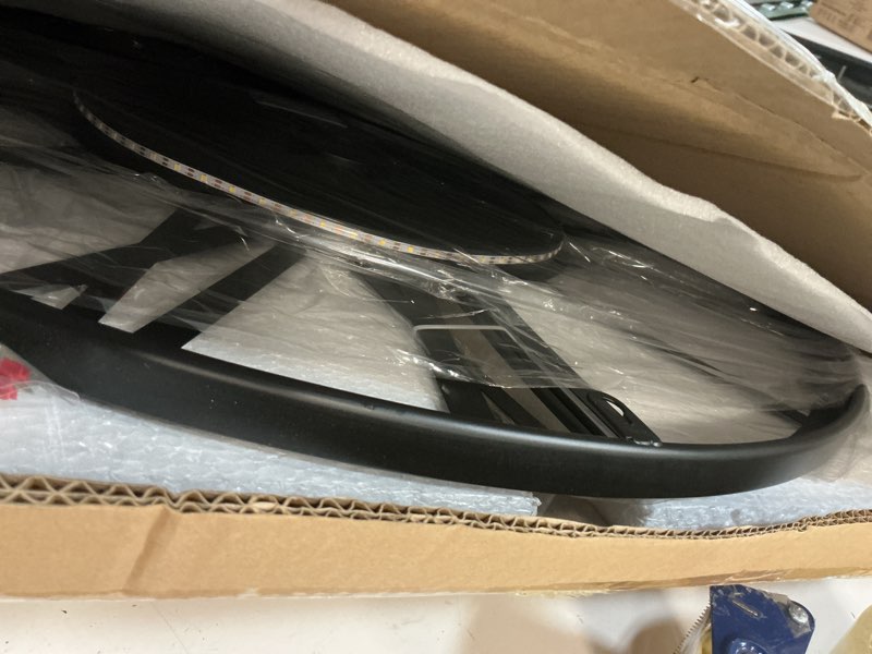 Condition photo showing Good Condition for LEIKE Large Wall Clocks with Night Light Battery Operated,Silent Non Ticking,Rustic Modern Big Wood Clock for Living Room, Bedroom,Kitchen,Farmhouse,Office,Home Decor-30 Inch(Roman Numerals) 30 Inch Black-wood-roman