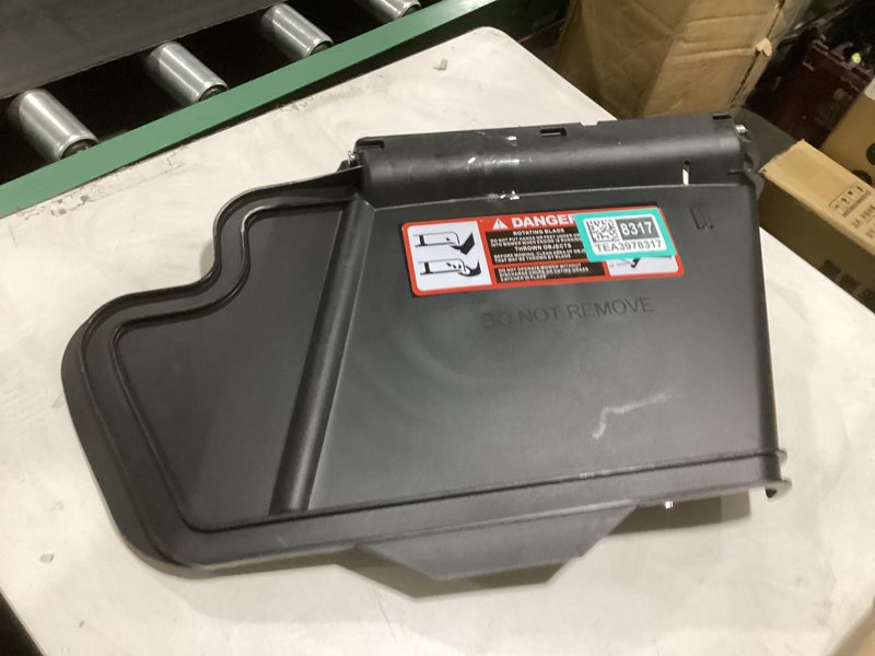 Condition photo showing Good Condition for mower deck discharge chute for joh-n deere 48" 54" x300 x304 x320 x500 x520 x534 x540 x570 1023e lt180 z355e z355r z375r gt225 gt235 gt235e 54c 54d 48c 62d tca16388 tca16387