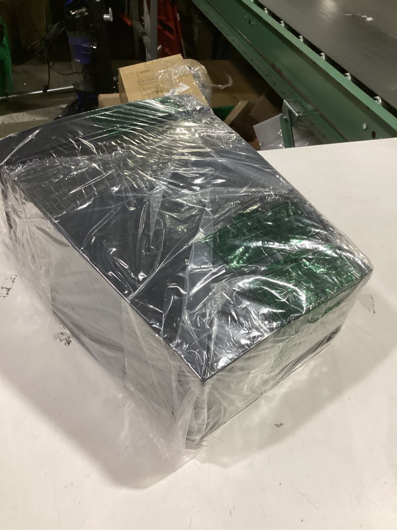 Condition photo showing New/Like New for iDesign Small Plastic Bathroom Trash Can, Slim Rectangle Garbage Bin for Bedroom, Office, Dorm, 2-Pa