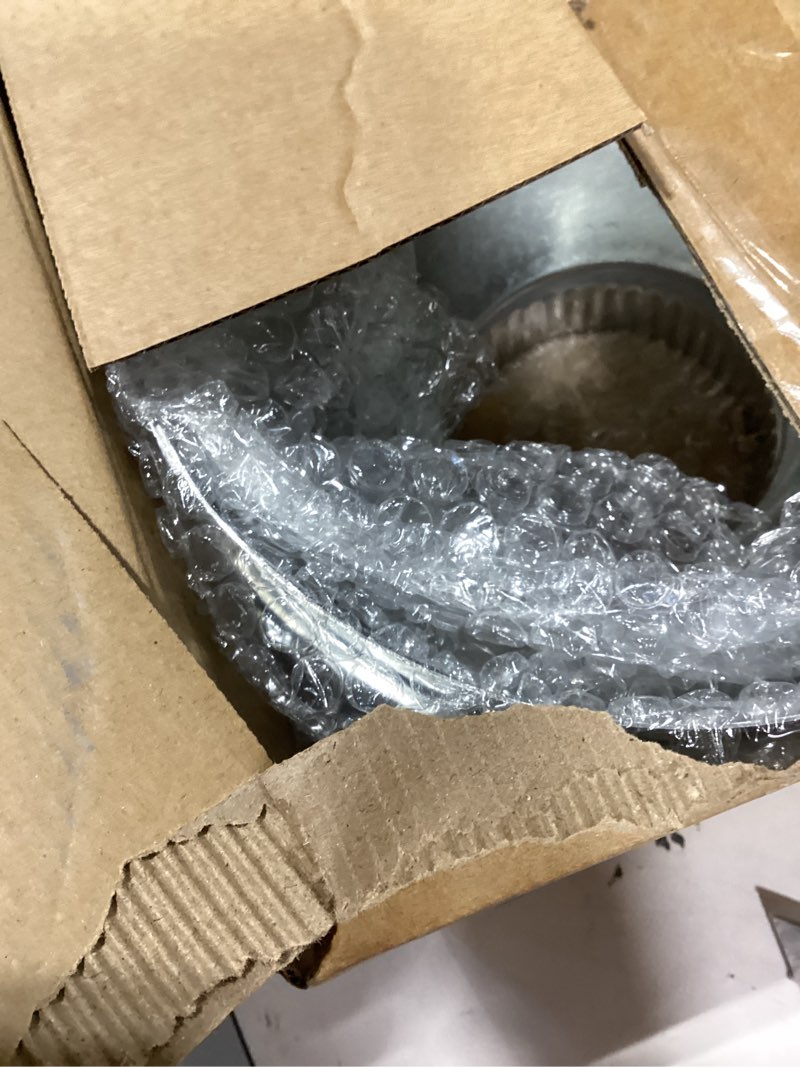 Condition photo showing New/Like New for 8 inch to 4 inch duct reducer increaser galvanized steel air duct adapter round crimped pipe connector fitting coupling for hvac ventilation systems 1 8 inch to 4 inch