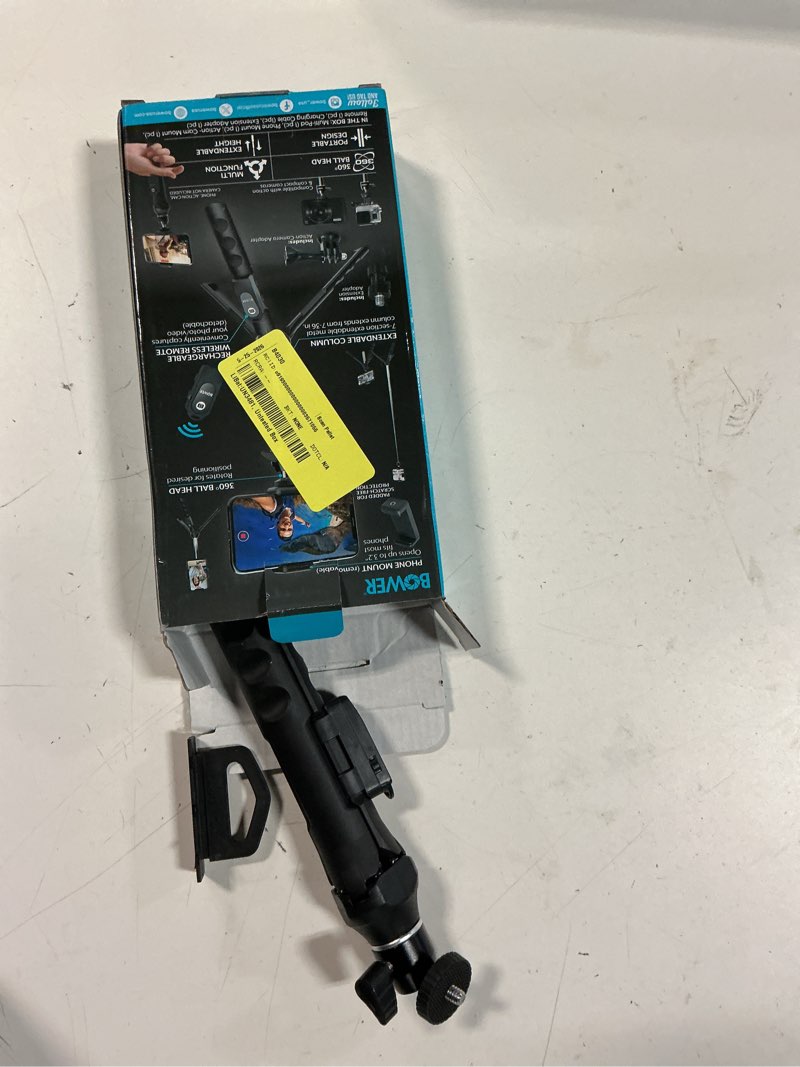 Condition photo showing Good Condition for bower 6-in-1 multi selfie tripod with smartphone & gopro mount, rechargeable wireless remote - black