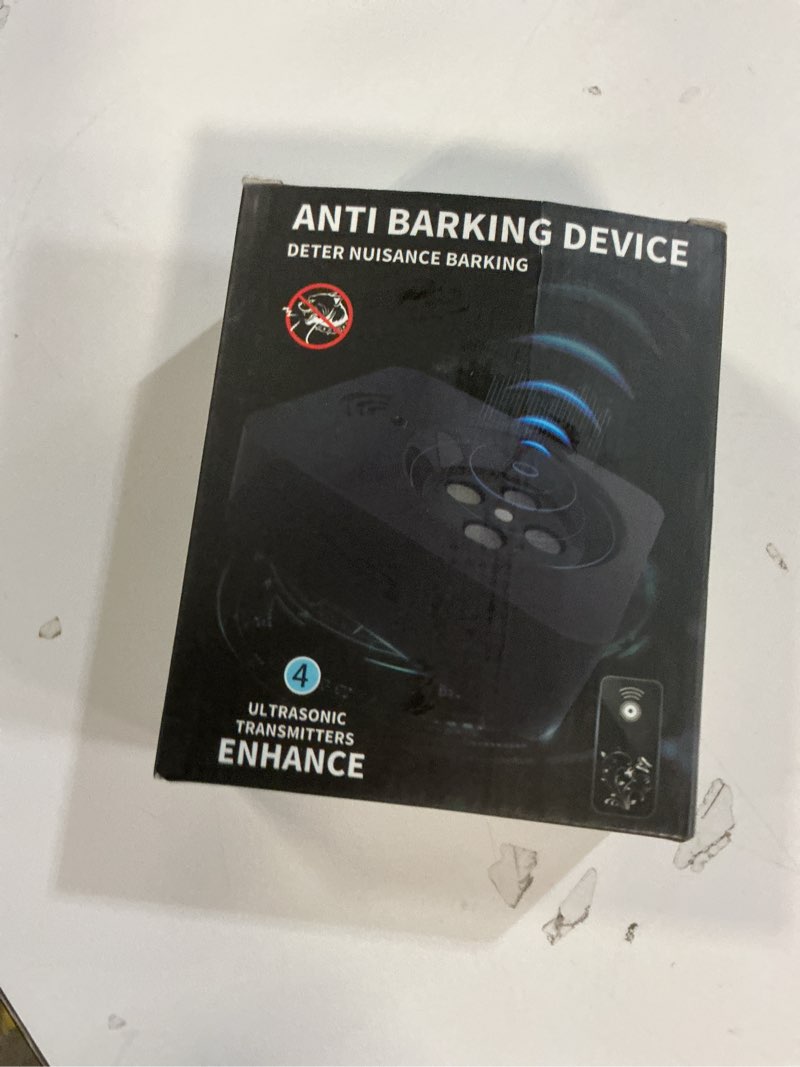 Condition photo showing New/Like New for Anti Barking Device for Dogs-Ultra Sonic Dog Bark Deterrent Devices Long Range 50ft | Ultimate Ultrasonic Bark Control Device for Dogs | 3 Modes Ultrasonic Bark Box?Silencer Dog Barking Indoor/Outdoor