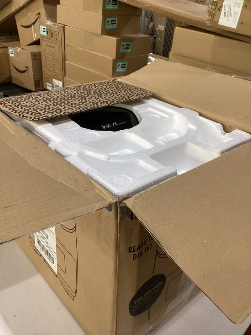 Condition photo showing Good Condition for instant pot vortex plus 6qt clearcook air fryer, clear windows, custom program options, 6-in-1 functions, crisps, broils, roasts, dehydrates, bakes, reheats, from the makers of instant pot, black vortex plus 6 quarts