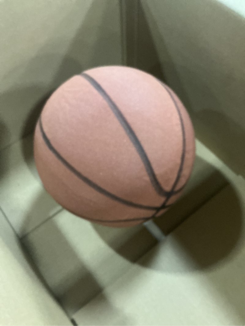 Condition photo showing Good Condition for Silent Basketball, 2025 Upgrade Dribble Silent Basketball, Silent Basketball Dribbling Indoor, Quiet Basketball Dribbling Indoor, Foam Basketball Indoor Training Quiet Ball, No.7-9.4inch Brown