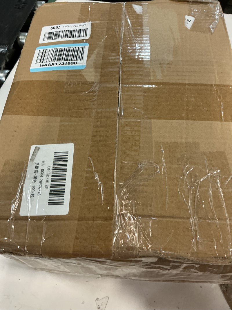 Condition photo showing Good Condition for coglaring 100pcs black gift bags with handles - 11x5.9x11 inch kraft paper bags for parties, shopping, grocery & takeout - bulk black paper gift bags black 1 count (pack of 100)