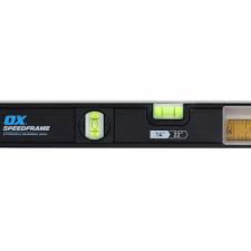 the ox pro speedframe extendable measuring level,