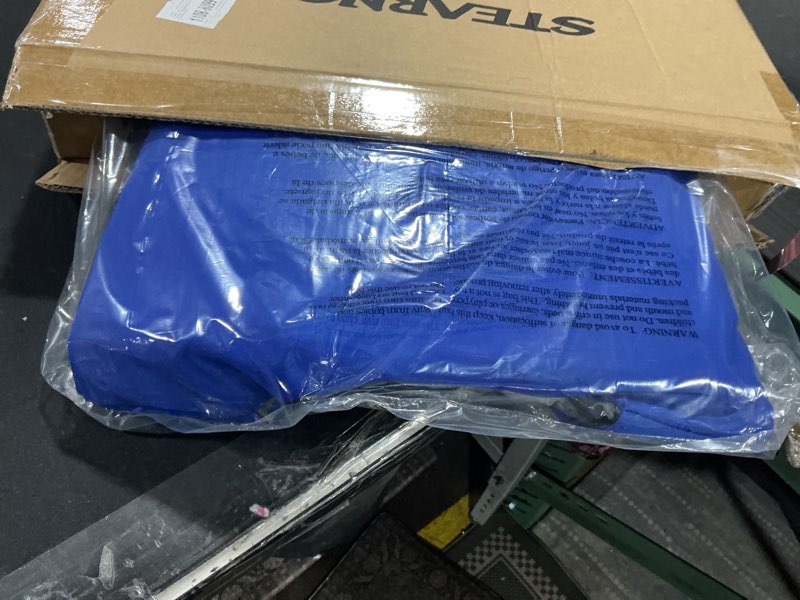 Condition photo showing Good Condition for stearns adult life vest, uscg approved type iii life jacket, pfd for boating, swimming, watersports, & more, standard & oversized fits standard fit blue