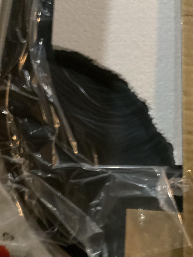 Condition photo showing Good Condition for Atilioo Bathroom Mirror for Wall, 30x20 Inch Arched Mirror, Matte Black Metal Framed Bathroom Vanity