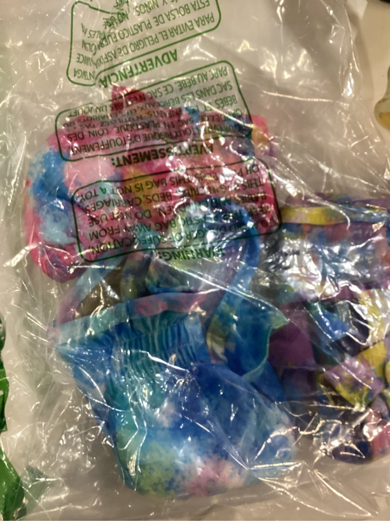 Condition photo showing As Is for Reusable Dog Diapers Female Washable, Premium Doggie Diaper for Dogs, Pack of 3, Highly Absorbent Small Dog Diaper for Heat, Incontinence and Puppy Training(S) Multi Color Tie-Dye Small