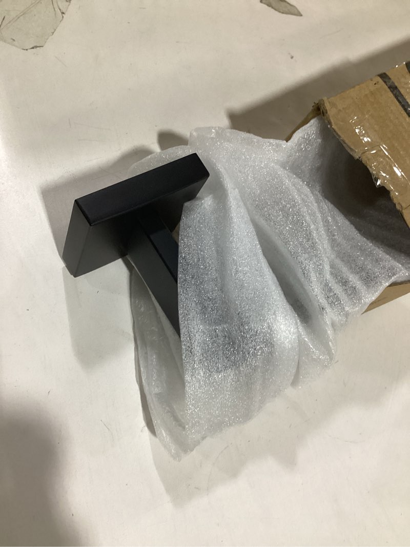 Condition photo showing Good Condition for KOKOSIRI 24-Inch Single Towel Bar, Bathroom Kitchen Towel Holder, Wall Mounted SUS304 Stainless Steel Towel Rack, Matte Black, B4003BK-L24 Matte Black 24-Inch