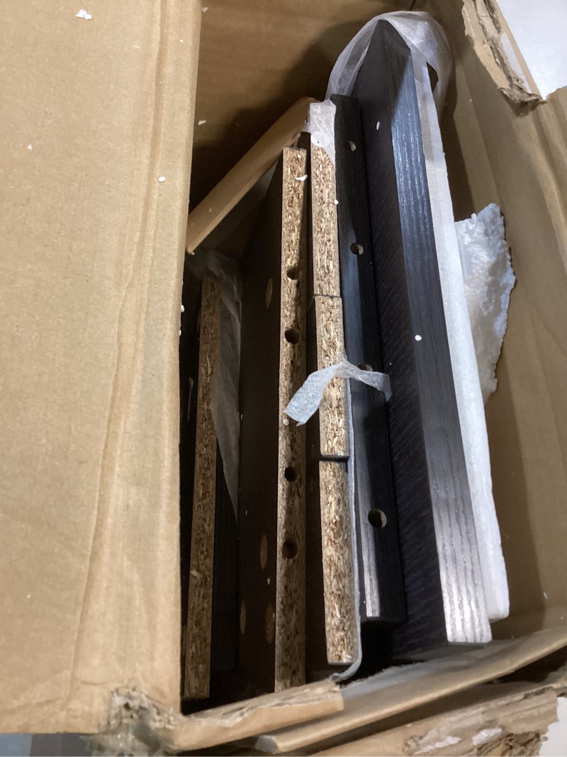 Condition photo showing Good Condition for Safdie & Co. Table-40 Cappuccino with 2 Drawers Console Table, Brown