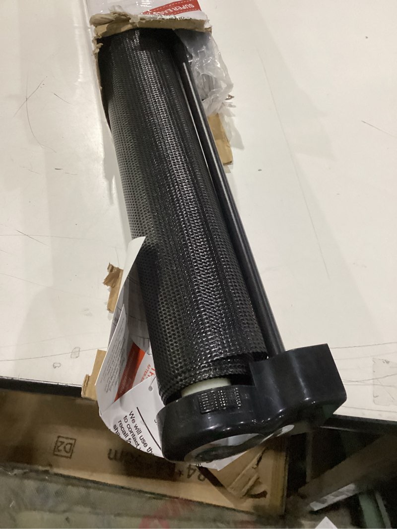 Condition photo showing Good Condition for Reinforced 120 Inch Retractable Baby Gates Extra Wide Dog Gate with Support Rods – Prevent Crawling Under, 10 Feet Extra Long Baby Gates for Large Openings, Indoor/Outdoor Retractable Dog Gate, Black Black (33" Tall x 120" Wide)