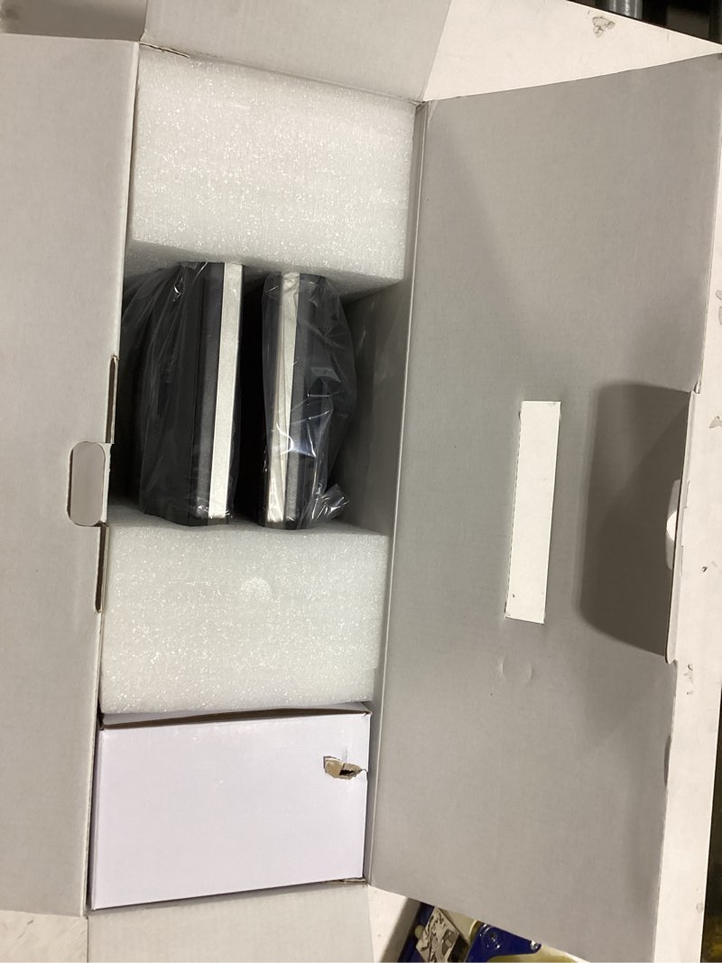 Condition photo showing As Is for wonnie 12" dual car dvd players portable dvd players for car headrest play a same or two different movies with 5-hour rechargeable battery, mounting brackets, all region, support usb/sync tv