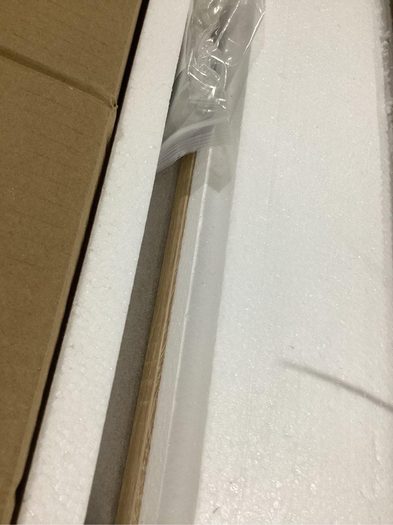 Condition photo showing Good Condition for GHC Floating TV Stand, Wall Mounted Entertainment Center and Cabinet Shelf, TV Console with Storage, Media Console for DVD Player, Space-Saving Under TV Shelf for Bedroom, Living Room (Natural Oak)