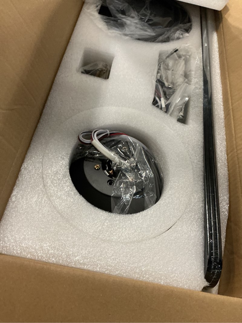Condition photo showing Good Condition for 52 inch ceiling fans with lights, remote control, 3cct, dimmable&adjustable wind speed, timer function, reversible, quiet, energy-saving ceiling fan with light for bedroom, living room indoor/outdoor