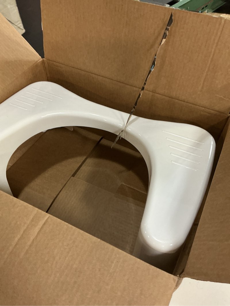 Condition photo showing Good Condition for squatty potty simple curve bathroom toilet stool 7" white