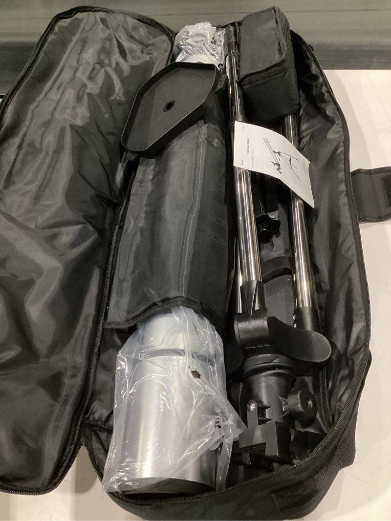 Condition photo showing Good Condition for Telescope for Adults 80mm Aperture High-Powered Astronomy Telescopes with 900mm Focal Length 270X Professional Refractor Telescope Stainless Steel Tripod Red Dot Finder Carry Bag Phone Adapter 80900white, NOT TESTED