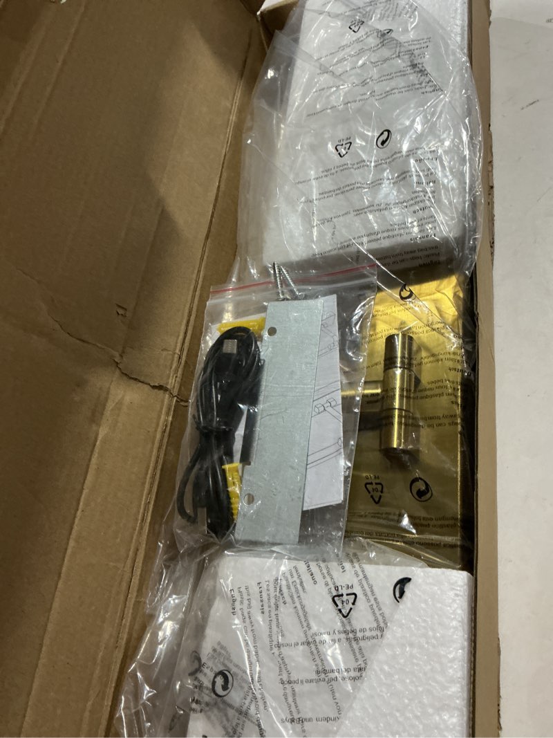 Condition photo showing Good Condition for Wireless Picture Lights for Wall Battery Operated, Brass Art Lighting for Paintings Rechargeable Gallery lights with Remote and Timer 3CCT Dimmable Painting Lights for Artwork Portrait 23.6 inch Battery Operated Brass 23.6 Inch