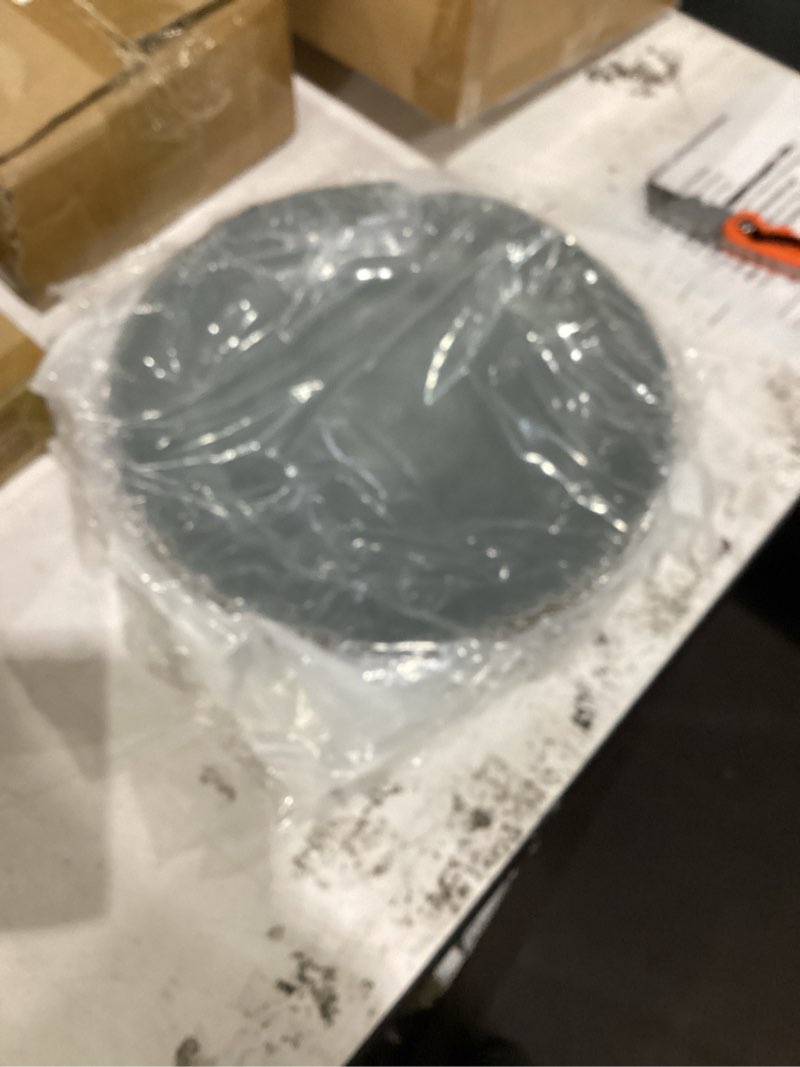 Condition photo showing Good Condition for farmhouse melamine dinner plates set of 6,break and chip resistant kitchen plates, bpa free 6pcs dinner dishes set, 11 inch lightweight larger melamine salad plates for everyday use, gray… cool gray