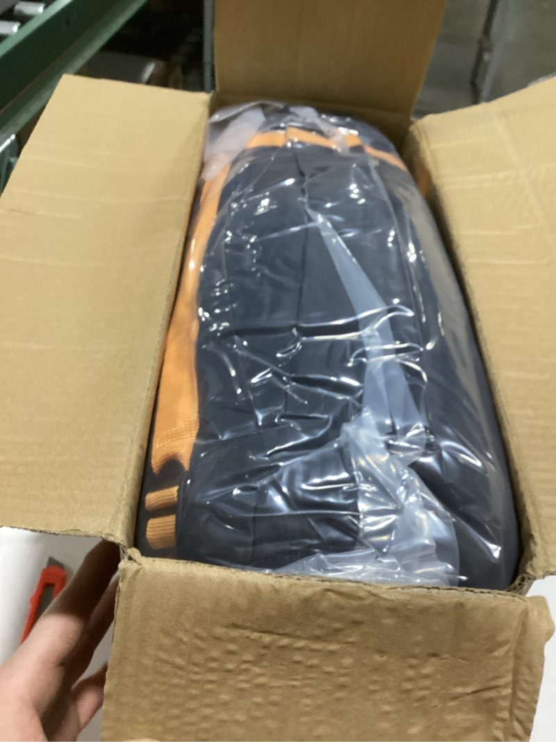 Condition photo showing Good Condition for Large 0 Degree Sleeping Bags for Adults Cold Weather Sleeping Bag Camping Winter Below Zero 20 15 Flannel Big and Tall XXL BLACK-Flannel 90*40IN