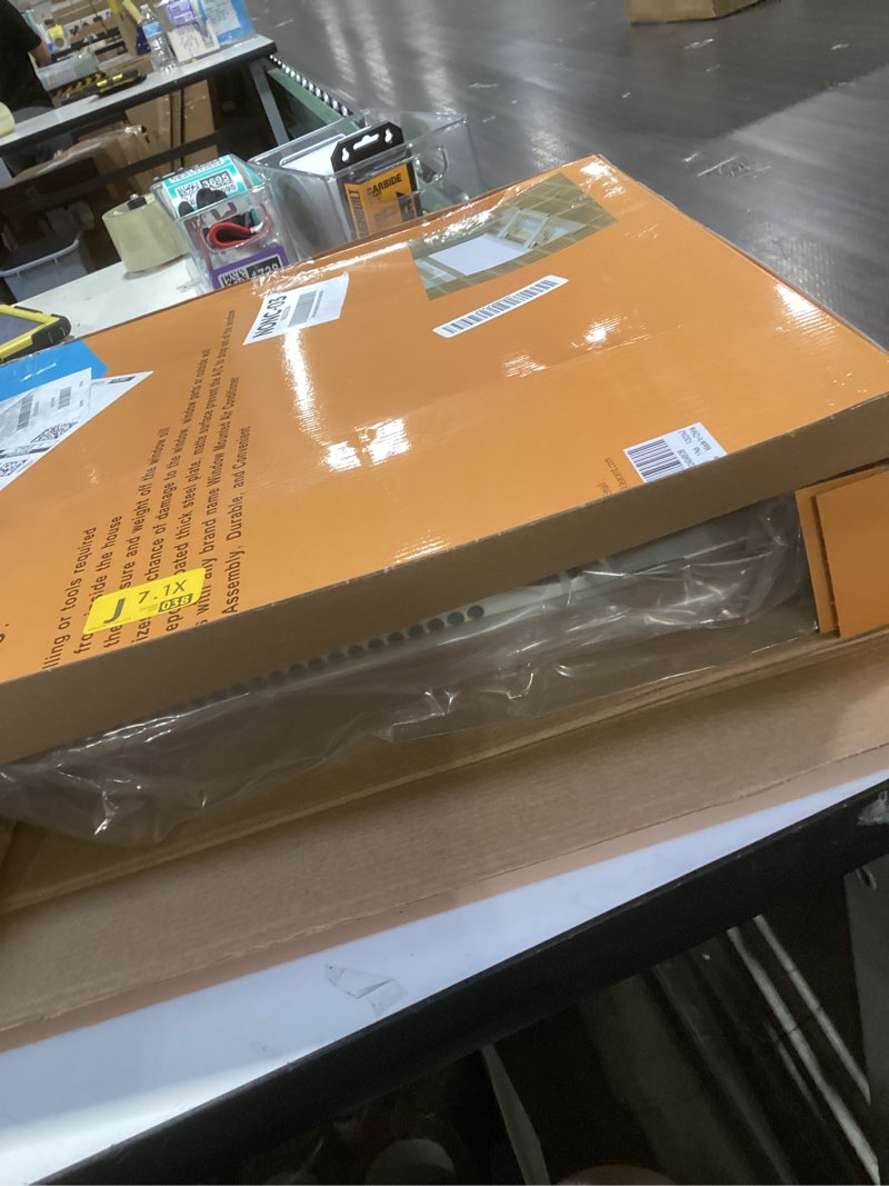 Condition photo showing New/Like New for jeacent universal window air conditioner support bracket no drilling ,no tools, heavy-duty window ac bracket supports up to 200lbs, fits single or double hung windows
