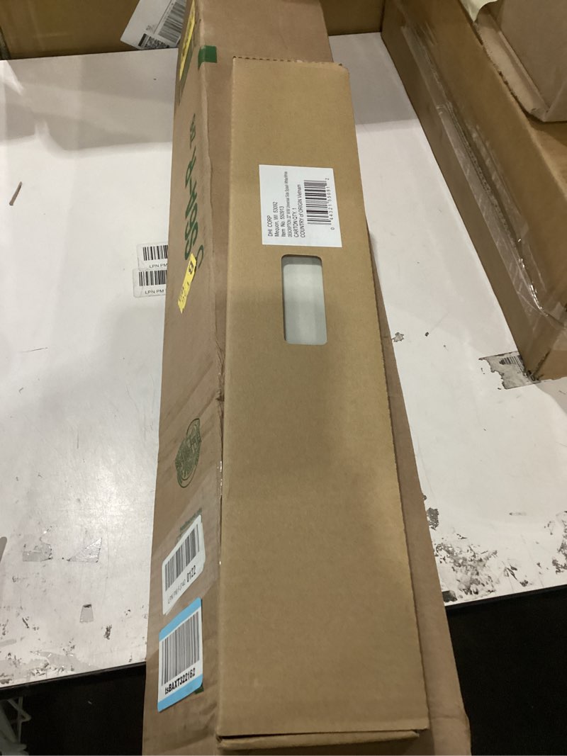 Condition photo showing New/Like New for Design House 21.5-Inch Cultured Marble Bathroom Side Splash, Ivory Swirl Vanity Wall Protector, Waterproof & Easy to Install, 550913 Ivory Swirl 21 1/2 in. W x 5/8 in. D Side Splash