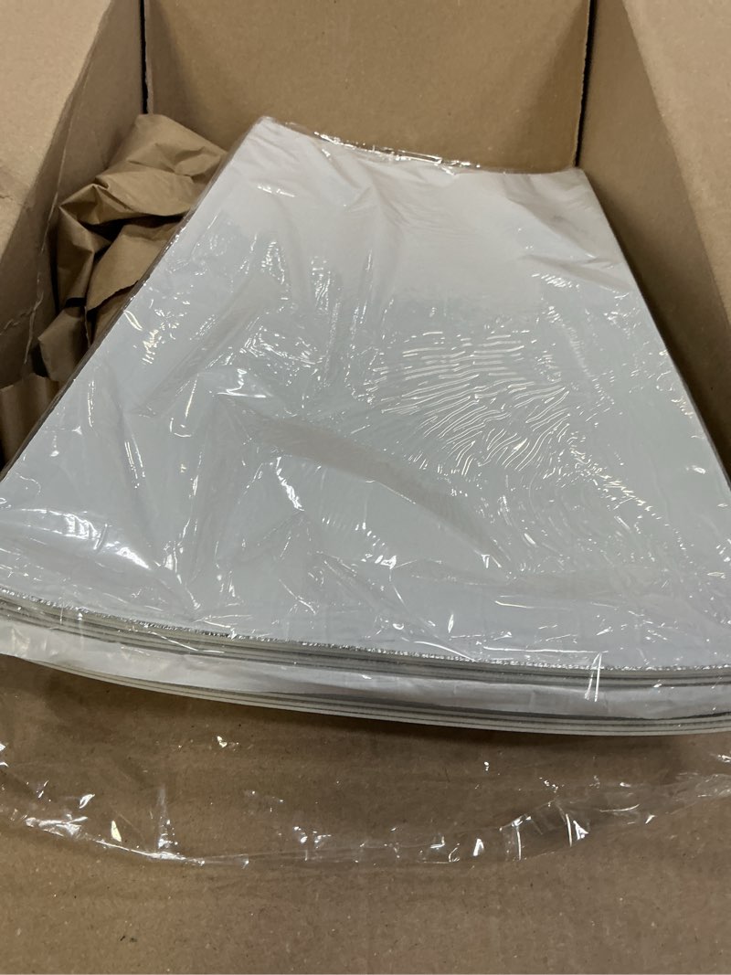 Condition photo showing New/Like New for 10-Sheet 23.6"x11.8" Marble Peel and Stick Wall Panels (19.4 Sq. Ft. Coverage), PVC Backsplash Tile for Living Room, Bedroom, Kitchen, Dining Room 23.6"x11.8" x 10-Sheet GH-104