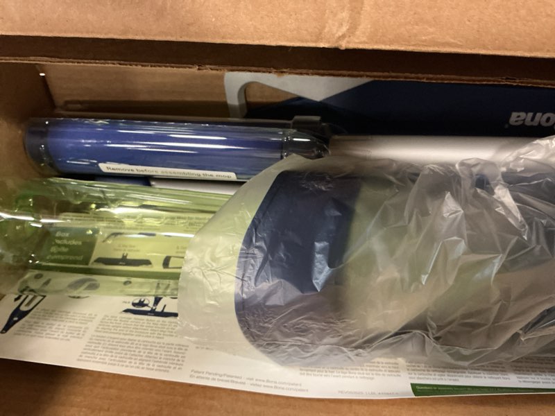 Condition photo showing Good Condition for bona multi-surface floor premium spray mop - includes multi-surface floor cleaner concentrate and machine washable microfiber cleaning pad - for stone, tile, laminate and vinyl lvt/lvp floors multi-surface - concentrate