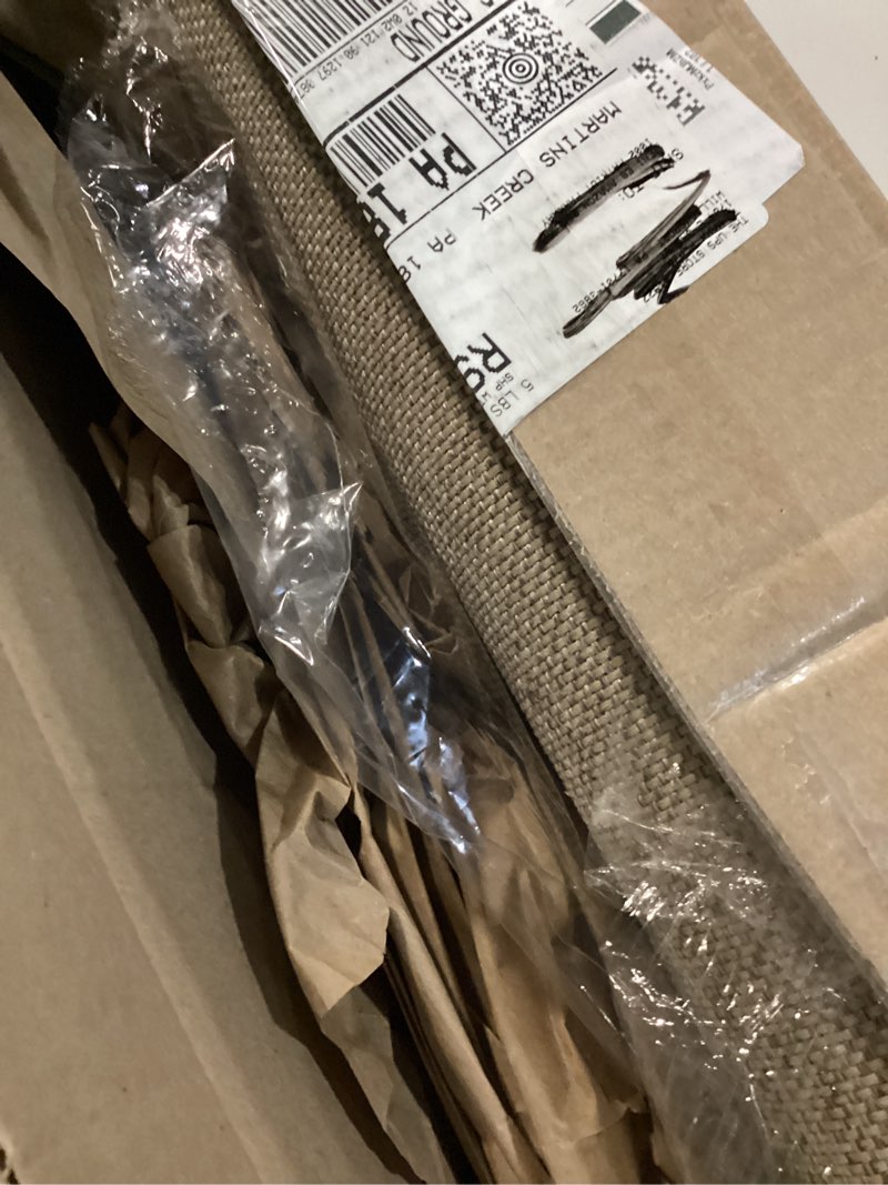 Condition photo showing Good Condition for lekeepgo long door mat 24"x59", non slip door mat indoor entrance, rubber backing front indoor doormat washable absorbent low-profile entryway entry resist dirt inside hallway door mats, khaki 2' x 4'11" (rectangular) khaki