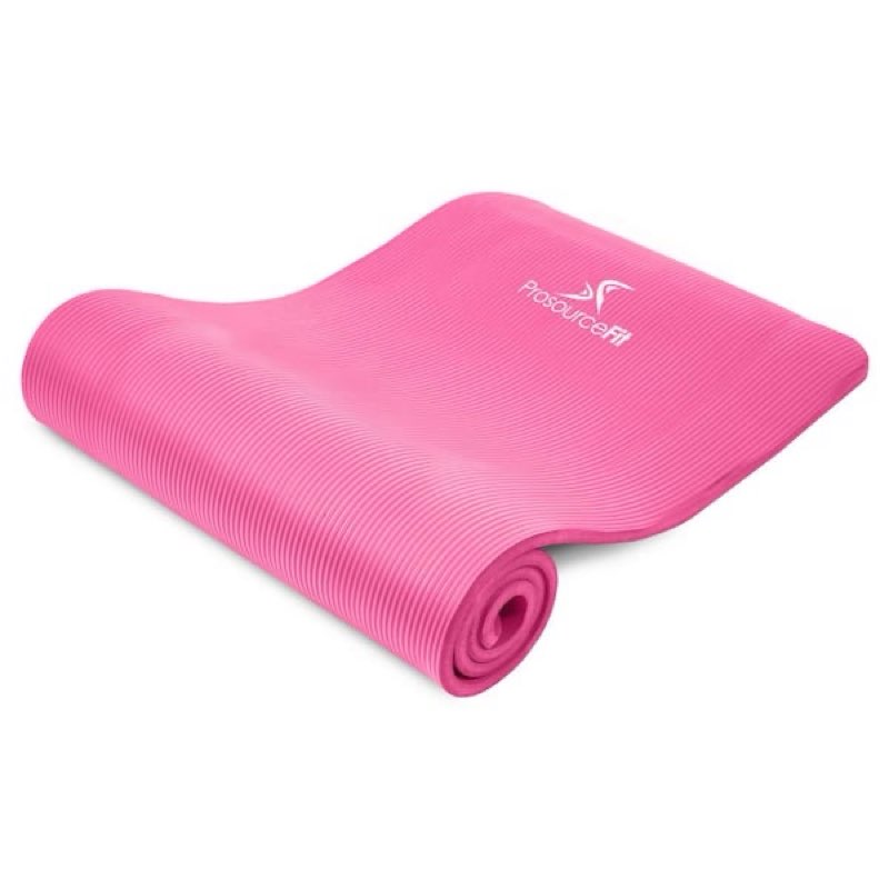 rubber-cal 03_167_w_rc_20 ramp cleat non-slip outdoor rubber floor mats, 0.13 inch thick x 3ft x 20ft, pink