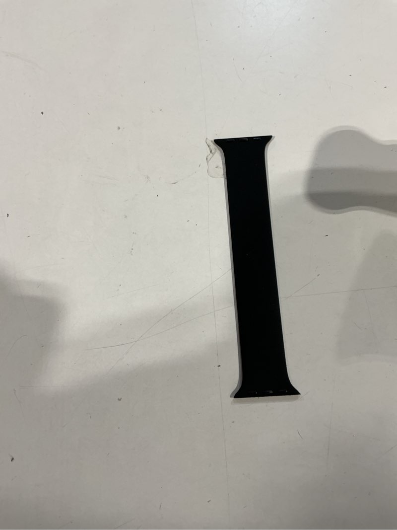 Condition photo showing Good Condition for silicone solo loop bands compatible with watch band 38mm 40mm 41mm 42mm 44mm 45mm 46mm 49mm, sport stretchy strap soft replacement wristband for iwatch ultra 3 2 1 series 11 10 9 8 se 7 6 5 4 black 38mm/40mm/41mm/42mm(series 10) s