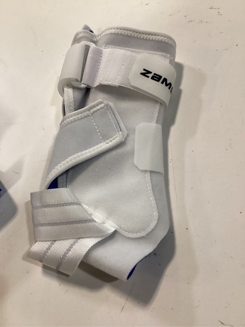 Condition photo showing Good Condition for zamst a1 white ankle brace for sports - breathable sports ankle support for men and women with adjustable three way straps for moderate lateral ankle sprain - left, small white - left small