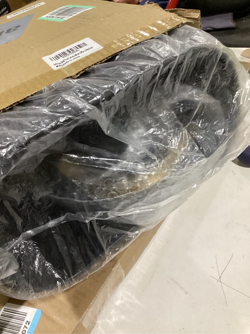 Condition photo showing Good Condition for Bathroom Trash can with Automatic Touchless Lid, 2.6 Gallon Black Motion Sensor Small Garbage Can, Slim Waterproof Smart Trash Bin for Bedroom, Office, Living Room Gold Black