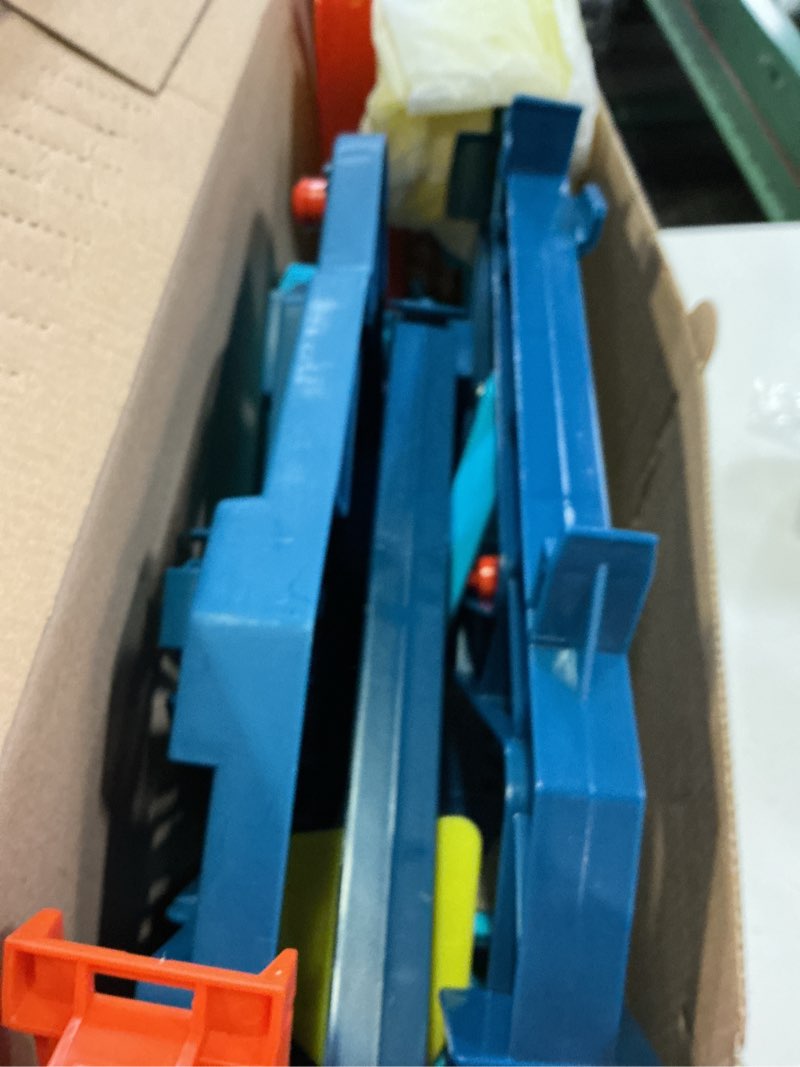 Condition photo showing Good Condition for dinosaur toys,create a dinosaur world road race,flexible track playset and 2 pcs cool dinosaur car for 3 4 5 6 year & up old boy girls best gift green