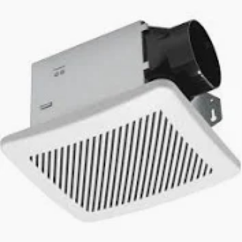 Utilitech 100-CFM White Bathroom Fan with Humidity Sensor (ENERGY STAR)