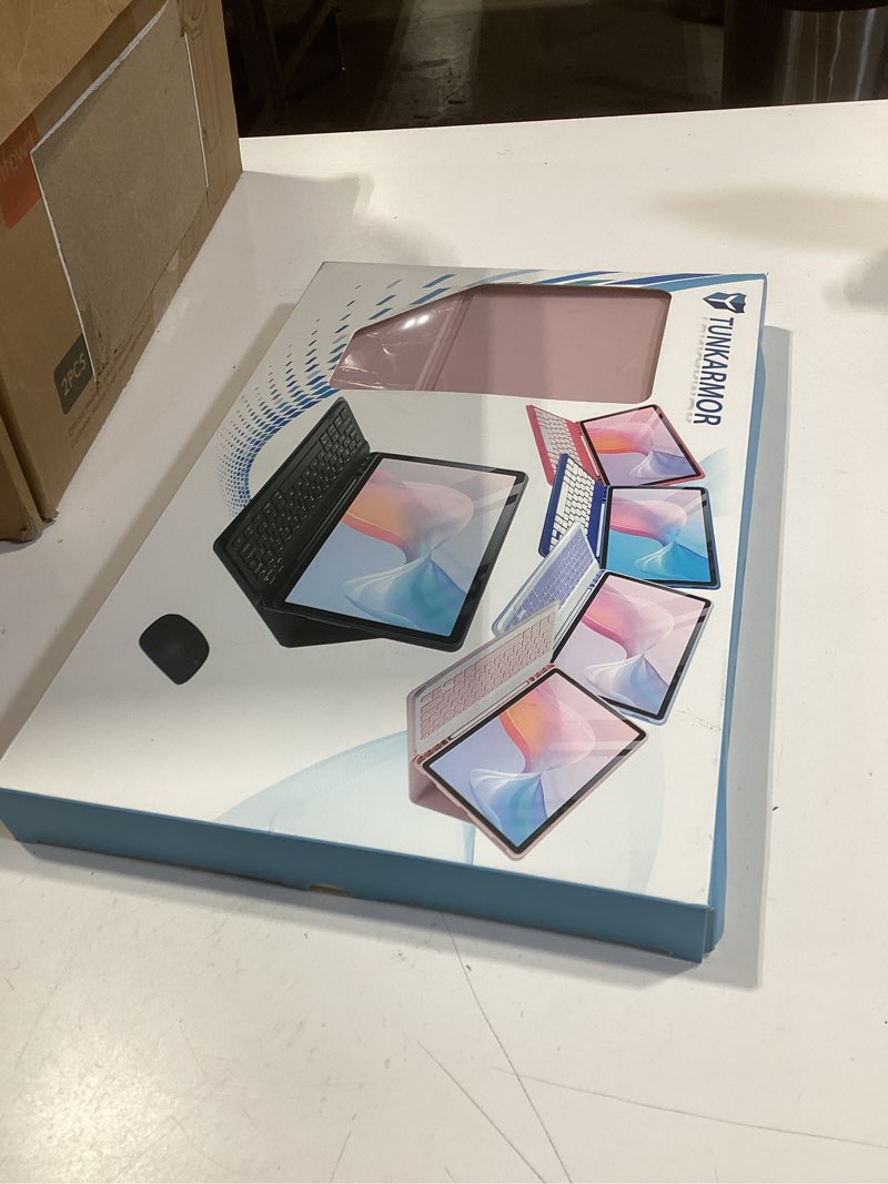 Condition photo showing New/Like New for for ipad 9th / 8th / 7th generation 10.2 inch & ipad air 3rd gen & ipad pro 10.5 inch case with 7 color backlit keyboard - built in pencil holder with mouse (pink) ipad 9th/8th/7th & pro 10.5 & air 3rd -10.2/10.5" pink