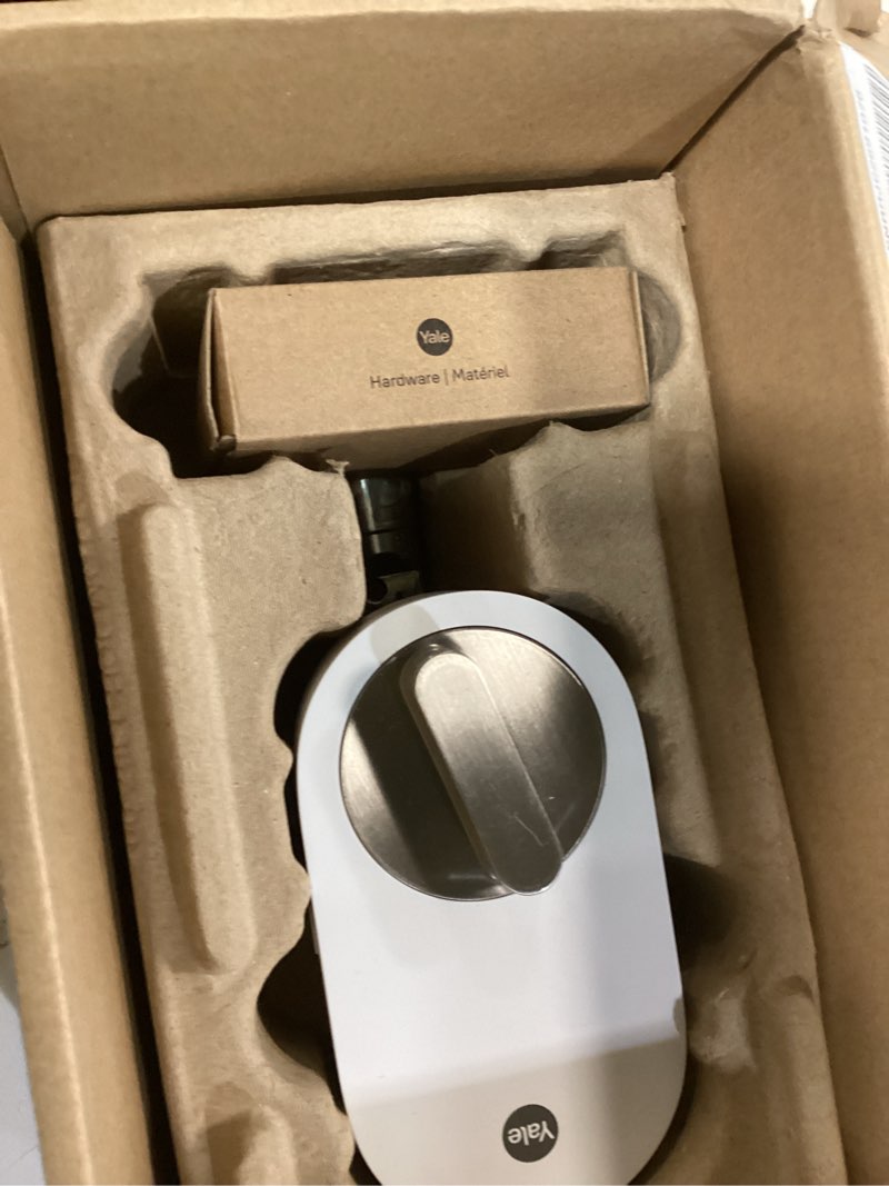 Condition photo showing New/Like New for Yale Smart Lock with Matter - Made for Google Home - Snow - YRD510-MT1-SNW