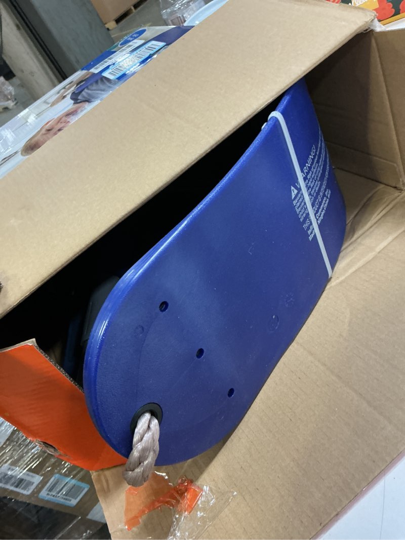 Condition photo showing Good Condition for Gym1 Doorway Swing & Pull-Up Bar Gym - Pull-Up Bar Strength Training & Kids Exercise Equipment - Sensory Swing & Rope Ladder Indoor Playset - Indoor Playground for Kids - 2-Piece, Blue 2 Piece Blue