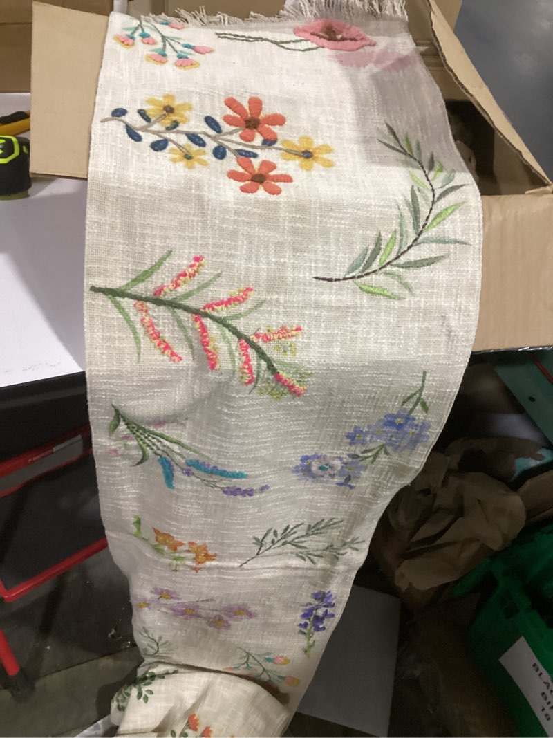 Condition photo showing Good Condition for “”similar to “”artoid mode wildflowers floral spring table runner, seasonal summer butterfly kitchen dining table decoration for home party 13x72 inch 13\" x 72\", table runner beige