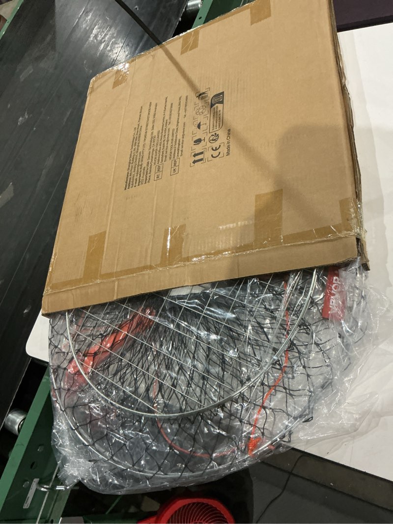 Condition photo showing New/Like New for vevor double ring crab trap, 24 inch top, 20 inch bottom, two rings crab kit, foldable fishing net with gauge, 60 ft rope, wire grid bottom, rock and blue crab, dock & pier crabbing, 2 set