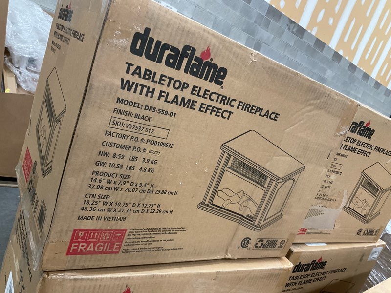 tabletop electric fireplace 