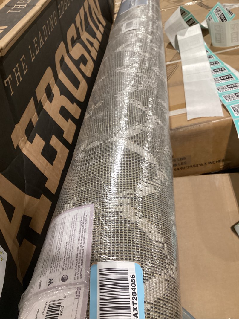 Condition photo showing New/Like New for JONATHAN Y Boho Vintage Diamond Black/Ivory Indoor Area Rug 8X10 ft, Moroccan Hype for Living Room, Bedroom, Kitchen, Office, Easy-Cleaning, High Traffic, Pet-Friendly, Non-Shedding (MOH101D-8)