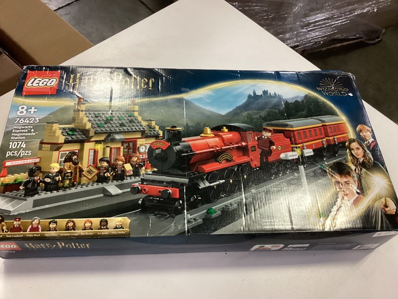 Condition photo showing New/Like New for LEGO Harry Potter Hogwarts Express & Hogsmeade Station Building Toy - Pretend Play and Display Decor for Boys & Girls, Ages 8+ - Gift Idea for Birthdays - 76423 Standard Packaging