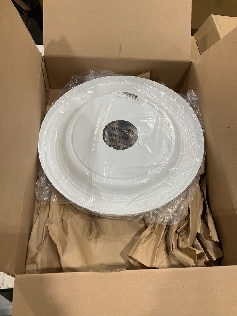 Condition photo showing Good Condition for 16"OD x 3 1/2"ID x 1 3/8"P Traditional Thermoformed PVC Ceiling Medallion (Fits Canopies up to 9 1/2") 16"OD Unfinished